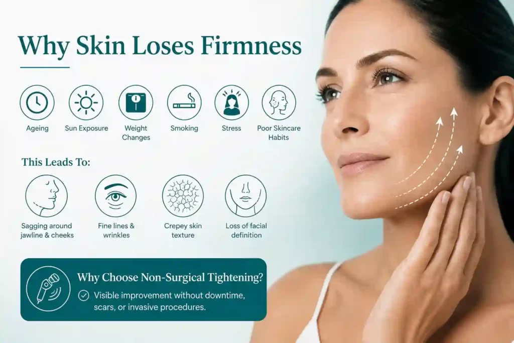What Makes Skin Lose Firmness and Why Do People Seek Non-Surgical Tightening Westbury?