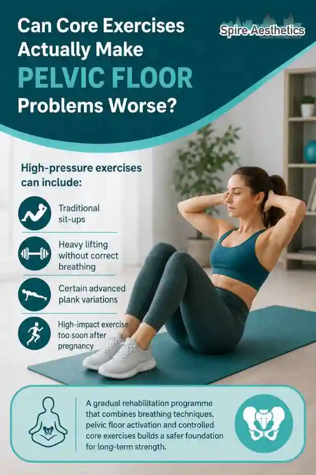 Can Strengthening Your Core Alone Actually Make Pelvic Floor Problems Worse Westbury?